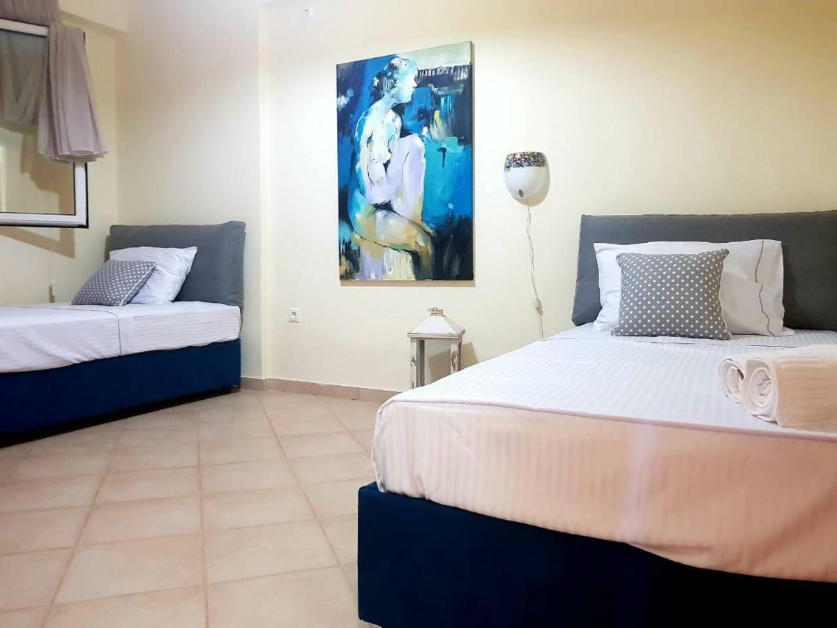 Sime Villa Private Beach Agios Nikolaos  Bagian luar foto
